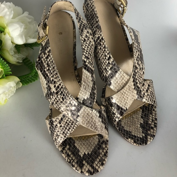 Jones of New York snakeskin print heels size 10 - Picture 1 of 5